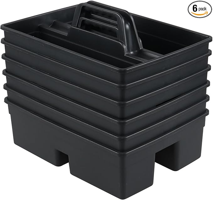 6-Pack Plastic Cleaning Caddy Organizer by Utiao