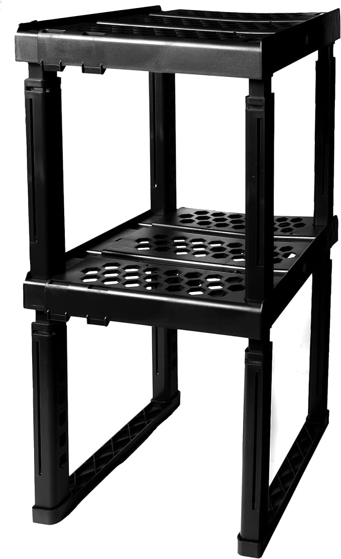 Locker Organizer Shelf， Adjustable Width and Height, Ideal Locker by Piffny