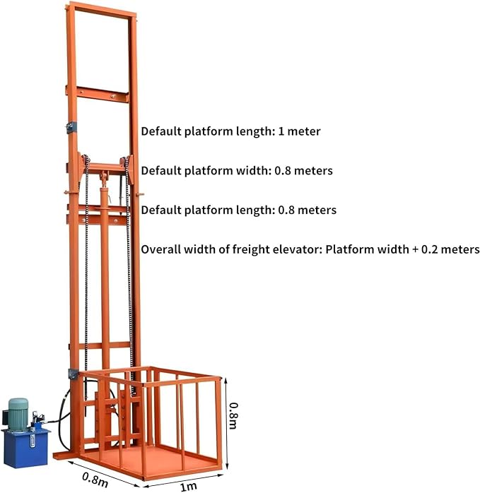 1Ton/2200Lbs Load Capacity Electric Lift Platform Table, 32FT Lifting Height - Image 2