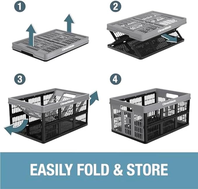 CleverMade Collapsible Utility Crates - Image 4