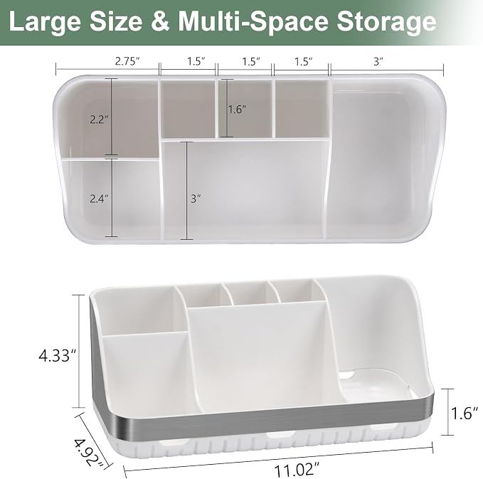 Toothbrush Holders for Bathrooms Countertop Organizer - Image 6