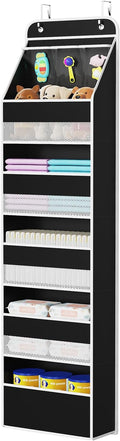 Univivi 6-Shelf Over Door Hanging Organizer Fabric Baby Door Storage by Univivi