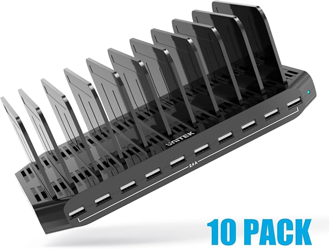 【10PCS】 Unitek Multi Charging Station, 10-Port USB Charger - Image 2