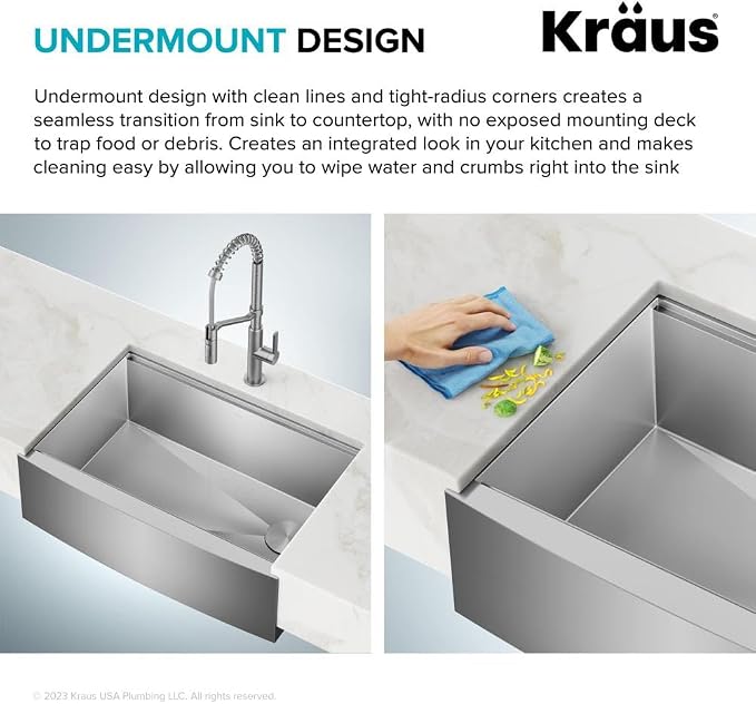 Kraus Kore 30-Inch Farmhouse Workstation - Image 6