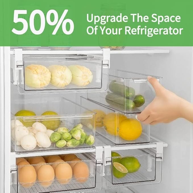 vacane Upgraded Refrigerator Drawers Organizer - Image 2