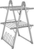 Electric Heated Clothes Drying Rack, Foldable Heated Garment Dryer by SHARNDY