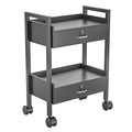 Paddie Salon Trolley Cart, Salon Tray Wooden Mobile Utility Cabinet by Paddie