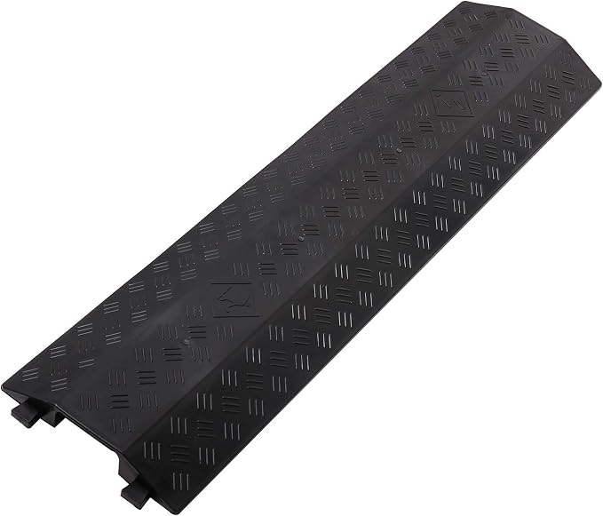 Medium 2 Pack - Floor Cord Cover Cord Protector Drop Over Drop Trak Cable Ramp by anbotek