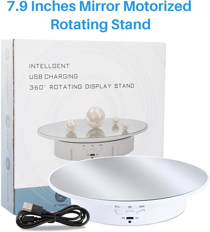Rotating Display Stand Turntable Stand Black Spinning Stand - Image 8