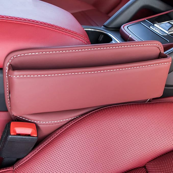 Riloer Car Organizers for Gap Leather Waterproof Car Seat Gap Fillers for Cars - Image 9