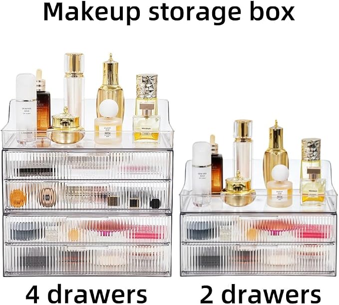 Makeup Organizer Countertop Large Cosmetic Display Cases Cosmetic Organizer - Image 6