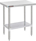 DuraSteel 30x36 Stainless Steel Work Table by DuraSteel