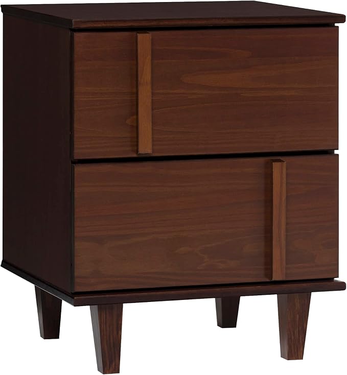 Walker Edison Sprague Contemporary Detailed Drawer Solid Wood Nightstand - Image 8