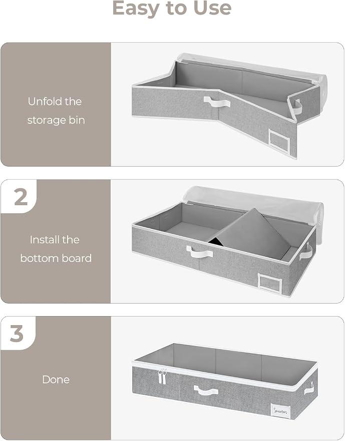 StorageWorks Under Bed Storage Containers - Image 8