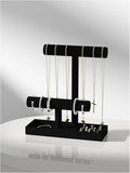 Bracelet and Necklace Holder, Velvet Jewelry Necklace Display Organizer Stand by Ausalivan