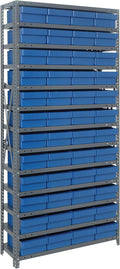 Quantum Storage Systems 1875-606BL Solid Heavy Duty 13 Shelves 48 Super Tuff by QuantumStorageSystems