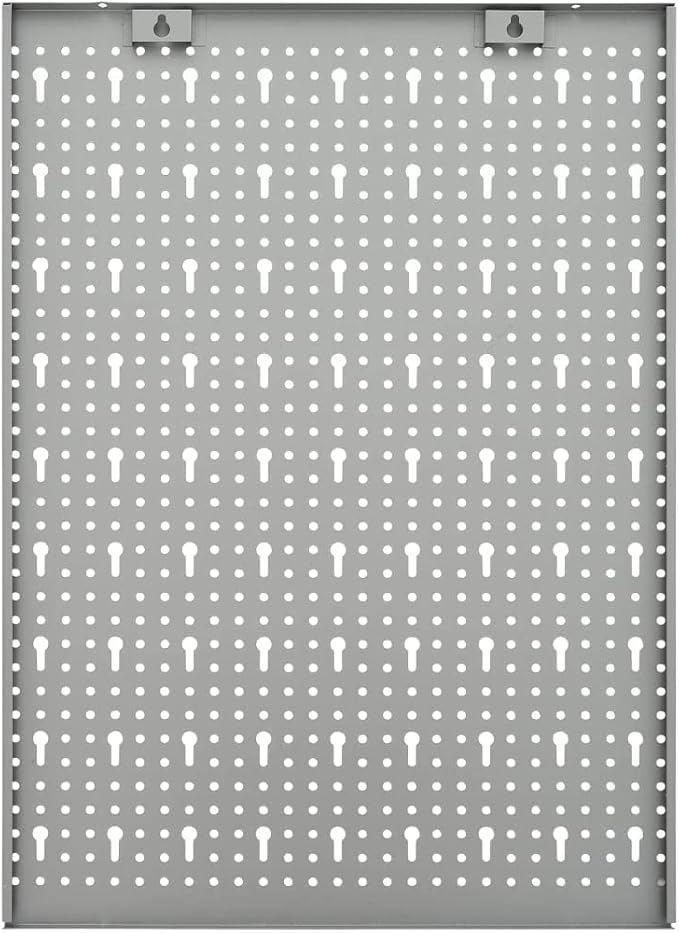 Steel Peg Board Set Wall-Mounted 3 Panels 15.7"x22.8" - Image 5