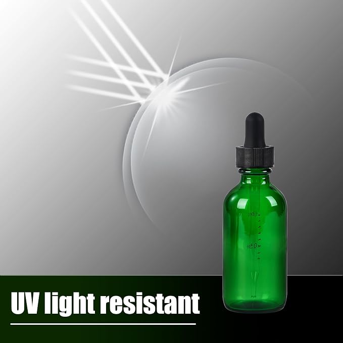 24 Pcs, 2oz Glass Dropper Bottle, Leakproof Tincture Bottles - Image 5