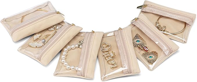 Vlando Travel Jewelry Bags, Jewelry Pouch Bag by VLANDO