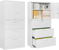 3-Drawer Metal File Cabinet, Lateral Vertical Filing Cabinets by PEUKC