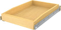 Wooden Pull out Cabinet Organizer 18" W x 21" D x 4.3" H, Heavy Duty Slide Out by Pulloutor