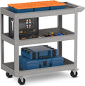 Goplus 3-Layer Service Utility Cart, Heavy Duty Unity Cart by Goplus