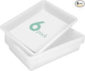Turn in Trays Classroom, 6 Pack White Paper Trays by Unknown