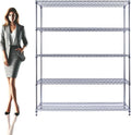 NSF Commercial 5-Tier Wire Shelving by UtilityBasics