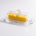 Glass Butter Dish with Cover by QIANCHANG