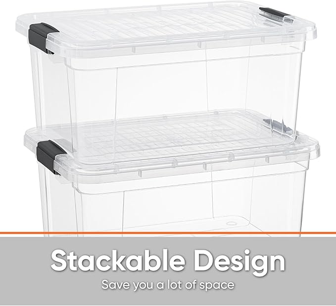 Superio Clear Storage Bins - Image 3