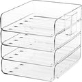 4-Tier Acrylic Paper Tray Organizer by Unknown