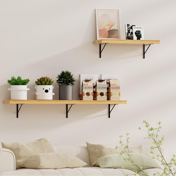 32 Pack L14 x H 10" Black Heavy Duty Shelf Brackets - Image 8