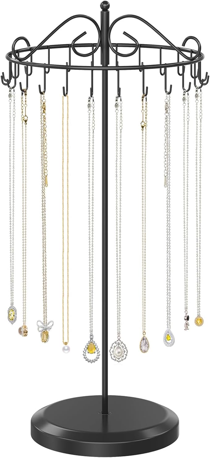 iDavosic.ly Rotating Necklace Holder Organizer by iDavosicly