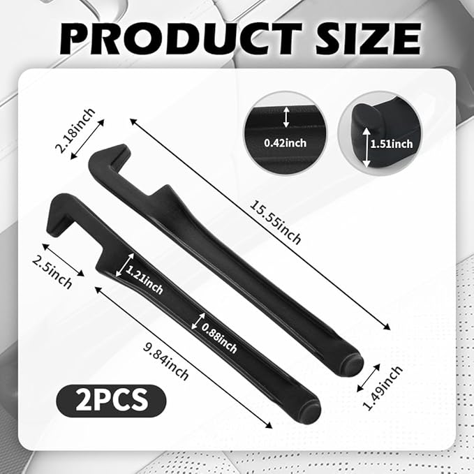 2PCS Car Seat Gap Filler Organizer, 3 in 1 Car Seat Side Gap Filler - Image 2