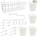 G.CORE Peg Board Organizer 21 Pack, Pegboard Accessories by GCORE