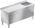 WWK 59" x 21" Stainless Steel Sink by WWK