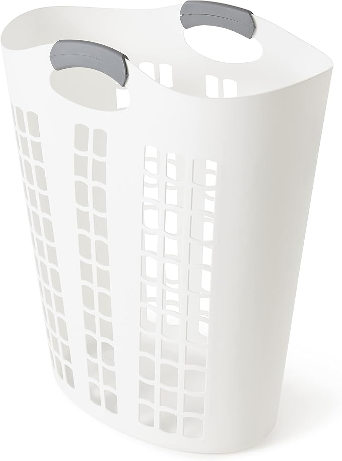 Gracious Living Easy Carry Flex Hamper, Large 87.5 Liter Lightweight Plastic - Image 9