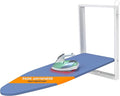 Xabitat Wall Mounted Ironing Board, 36.2" X 12.2" Compact Mount Fold Down Iron by Xabitat