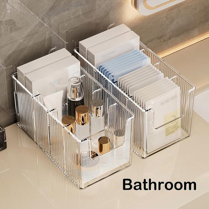 2 Pack Extra Thick Acrylic Makeup Organizer - Image 7