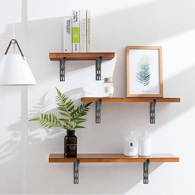 10 Pack 9‑Inch Adjustable Wire Shelf Brackets – Heavy‑Duty Double‑Track Closet - Image 5