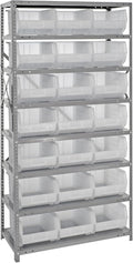 Quantum Storage Systems QSBU-255CL Giant Open Hopper Steel Shelving System by QuantumStorageSystems