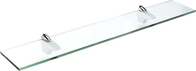 Spancraft Glass F-10x18-Chrome Falcon Glass Shelf by Spancraft