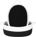 Sea Team 2-Pack Cotton Rope Baskets, Fabric Tray, Oval Open Dish by SeaTeam