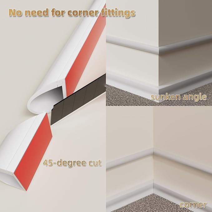 39" Side Open One Cord Hider for Wall Mounted Tv, Extension Cable Cover to Hide - Image 5