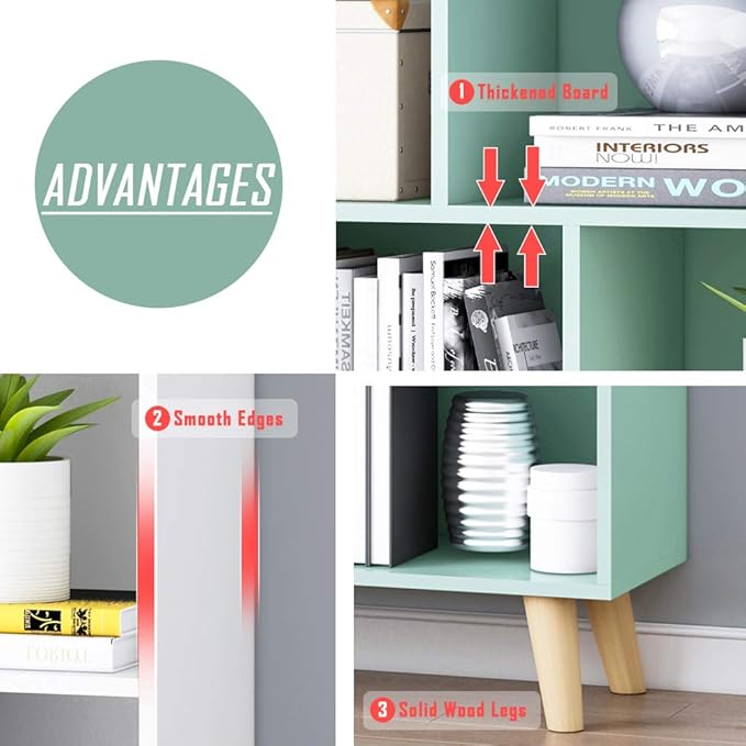 IOTXY Wooden Open Shelf Bookcase - Image 7