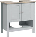 Kleankin Pedestal Sink Storage Cabinet, Under Sink Bathroom Vanity by Kleankin
