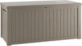 150 Gallon Resin Deck Box, Waterproof Outdoor Storage Box by Unknown