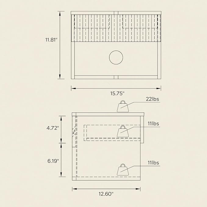 Floating TV Stands Set of 4 - Image 6