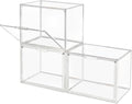 Clear Stackable Plastic Storage Bins by HaveANiceDay