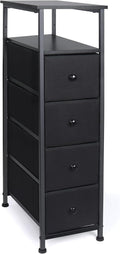 Narrow Dresser for Bedroom, Fabric Tall Dresser & Chests of Drawers by Unknown